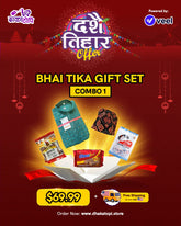 Bhai Tika Gift Set – Tihar Special Combos Dhaka Topi USA